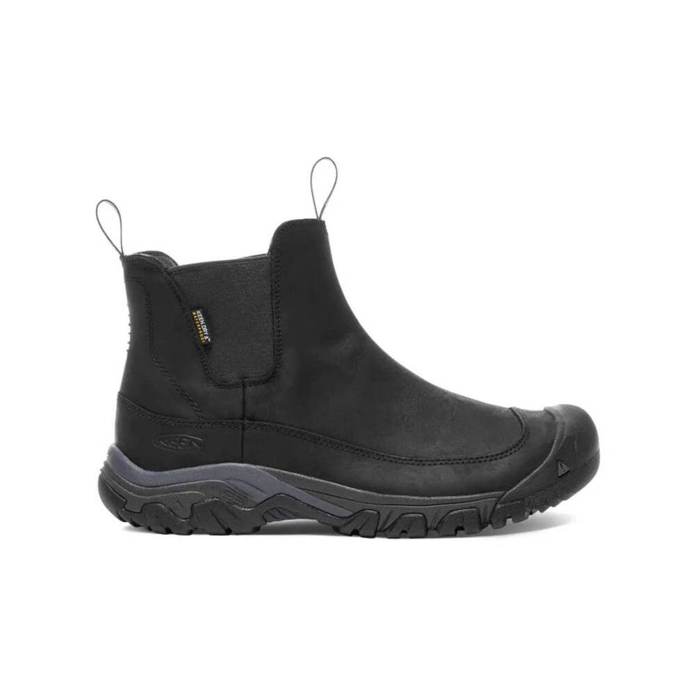 NEW KEEN men's anchorage iii waterproof boot in black/raven